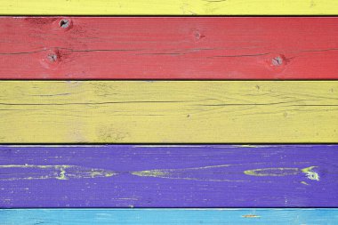 Renkli gökkuşağı ahşap arka plan dokusu
