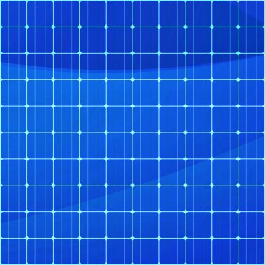 Mavi güneş paneli arka plan