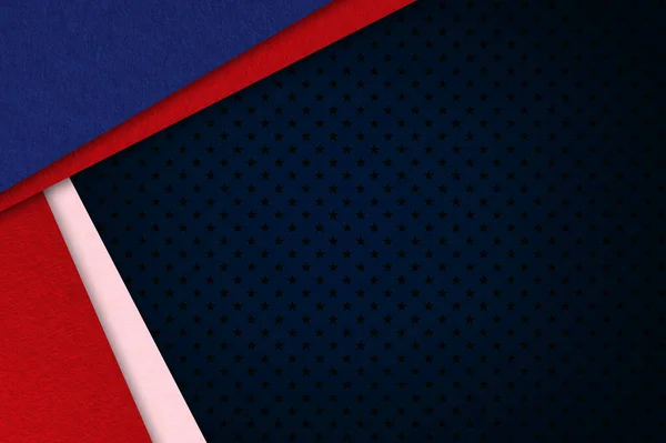 Dunkle Usa Flagge Farben Abstrakten Modernen Futuristischen Geometrischen Hintergrund — Stockfoto