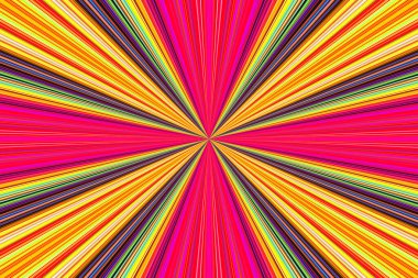 Güneşin renkli ışınları 