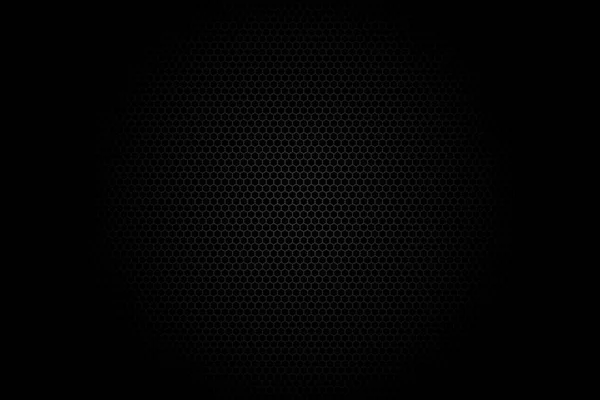 Abstracte Achtergrond Met Zeshoekige Stippen Patroon Zwarte Vignet Achtergrond — Stockfoto