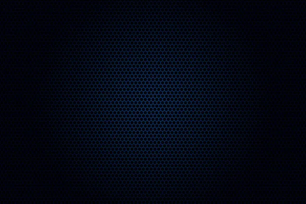 Abstrato Azul Escuro Com Formas Hexagonais — Fotografia de Stock
