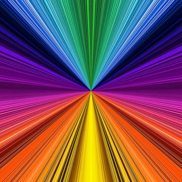Colorful Rays Sun — Stock Photo, Image