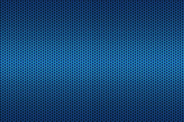 Abstract Blue Gradient Hexagon Pattern Background — Stock Photo, Image