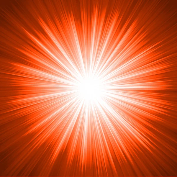 Абстрактный Всплеск Солнечных Лучей Красном Фоне — стоковое фото
