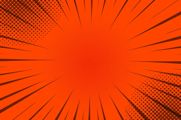Полосы Светлых Лучей Оранжевом Фоне — стоковое фото