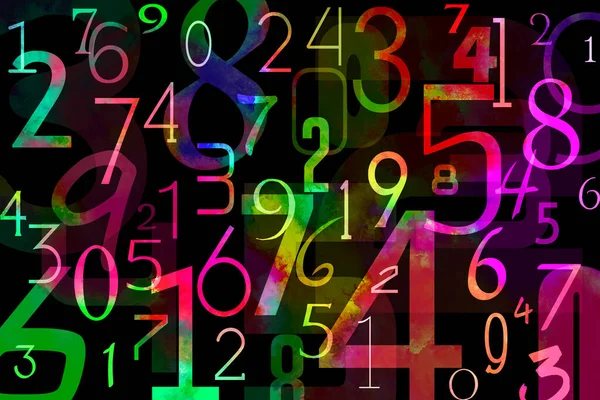 Abstract Background Numbers — Stock Photo, Image