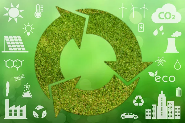 Eco Friendly Recycle Sign — Stock Photo, Image