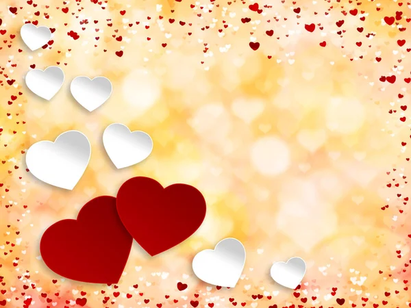Valentine Day Hearts Background Valentines Romantic Concept — Stock Photo, Image