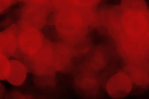 Red Bokeh Black Background — Stock Photo, Image
