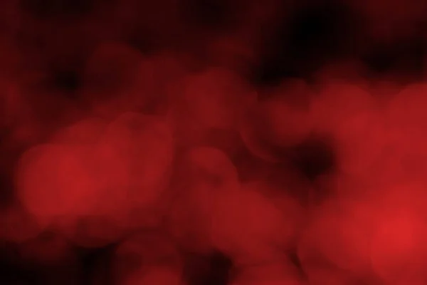 Red Bokeh Black Background — Stock Photo, Image