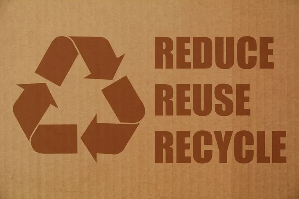 環境に優しいリサイクルサイン — ストック写真