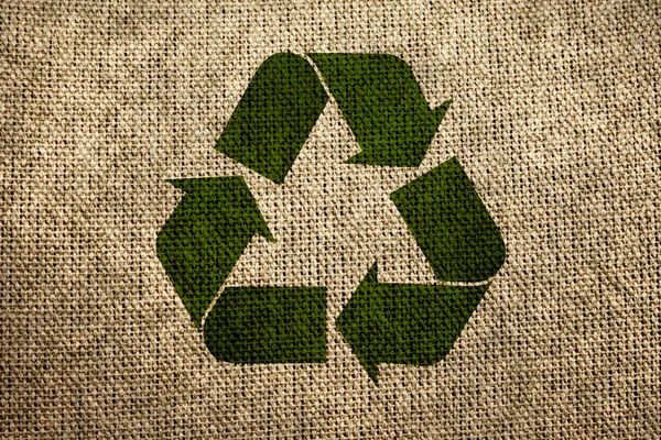 Eco Friendly Segno Riciclaggio — Foto Stock