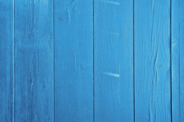 Kopyalama alanı olan mavi tahta arkaplan