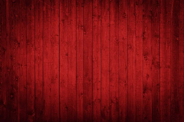 Rood Geschilderde Houten Muur Textuur Achtergrond — Stockfoto