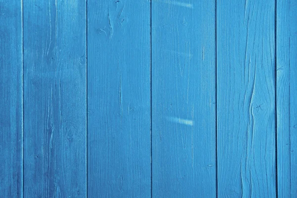 Blauer Holzhintergrund Mit Kopierraum — Stockfoto