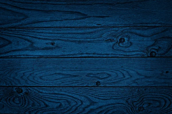 Fundo Madeira Azul Escuro Textura — Fotografia de Stock