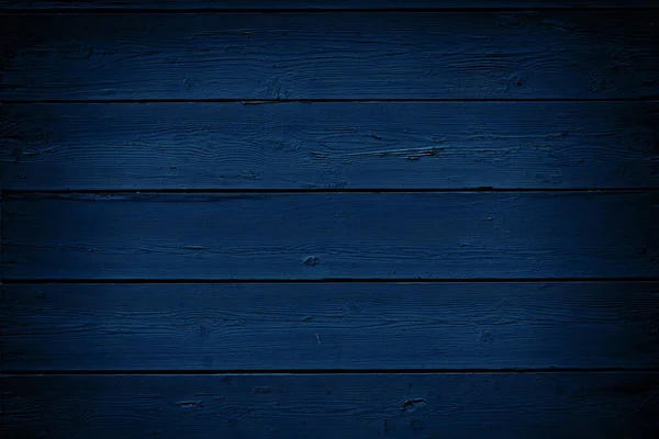 Fondo Madera Azul Oscuro Con Espacio Copia — Foto de Stock
