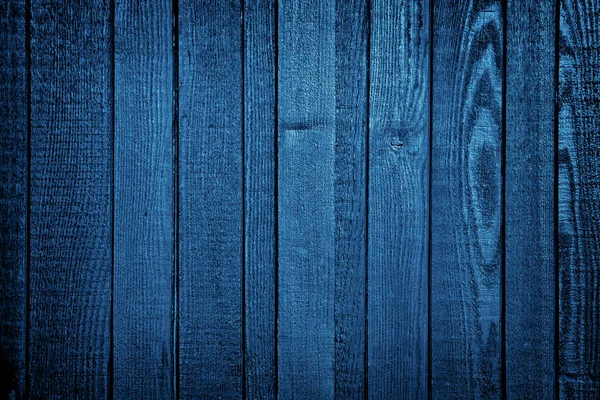 Blue Old Wooden Wall Background — Stock Photo, Image