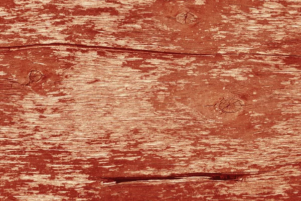 红漆剥皮的旧木制背景 — 图库照片