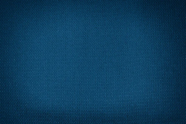 Blauwe Stof Textuur Achtergrond — Stockfoto