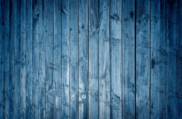 Fundo Madeira Velha Cor Azul — Fotografia de Stock