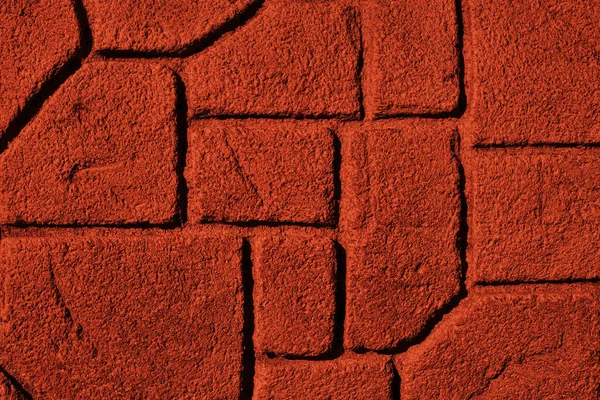 Background Red Stone Wall Texture — Stock Photo, Image