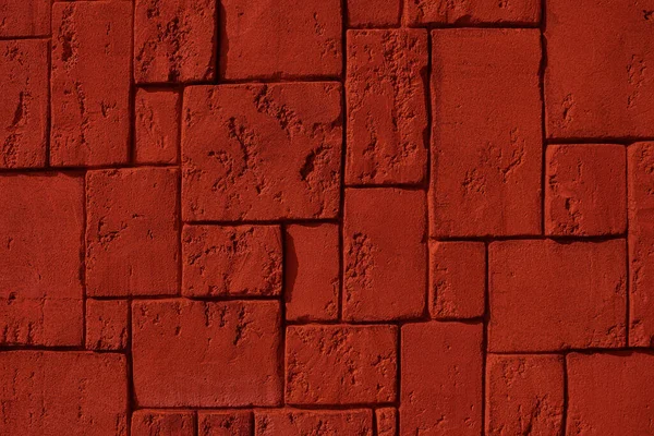 Achtergrond Met Rode Baksteen Muur Textuur — Stockfoto