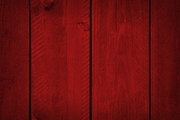 Roter Holzhintergrund Mit Kopierraum — Stockfoto