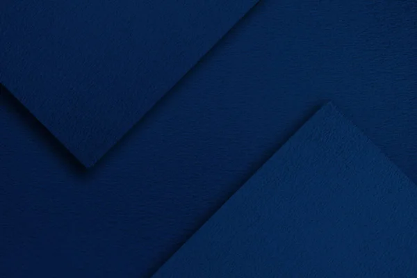 Kağıt Kağıtların Koyu Mavi Arkaplanı — Stok fotoğraf