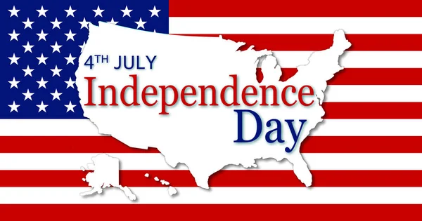 Ιουλίου Ημέρα Ανεξαρτησίας Ομοσπονδιακή Αργία Στις Ηνωμένες Πολιτείες — Φωτογραφία Αρχείου