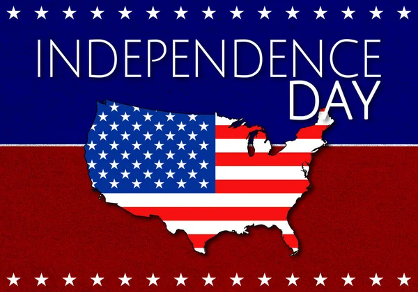 Juli Onafhankelijkheidsdag Federale Vakantie Verenigde Staten — Stockfoto
