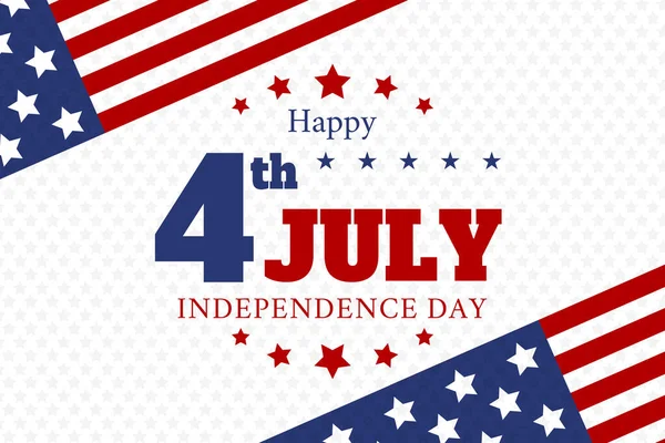 Julio Día Independencia Día Fiesta Federal Los Estados Unidos —  Fotos de Stock