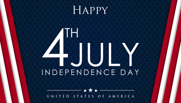 Luglio Giorno Indipendenza Festa Federale Negli Stati Uniti — Foto Stock