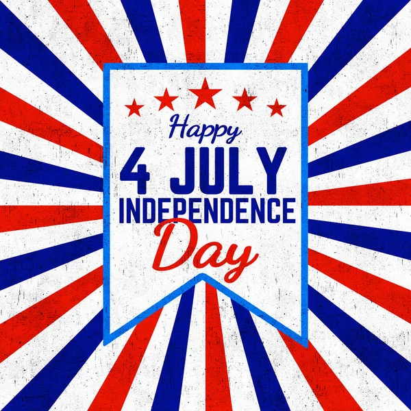 Luglio Giorno Indipendenza Festa Federale Negli Stati Uniti — Foto Stock