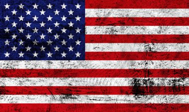ABD bayrak arkaplan grunge tarzı