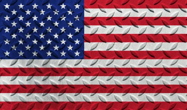 Стиль Гранджу Американського Прапора — стокове фото