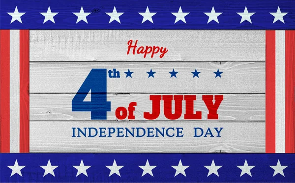 Lipca Dzień Niepodległości Federalne Wakacje Stanach Zjednoczonych — Zdjęcie stockowe