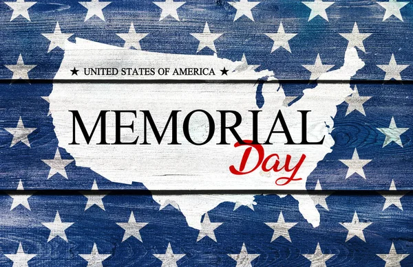Stany Zjednoczone Ameryki Memorial Day Tło — Zdjęcie stockowe