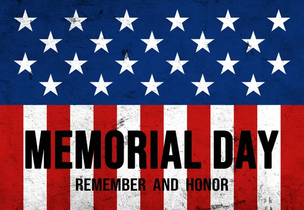 Sfondo Del Memorial Day Usa — Foto Stock