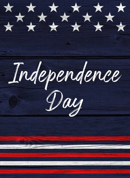 Lipca Dzień Niepodległości Federalne Wakacje Stanach Zjednoczonych — Zdjęcie stockowe