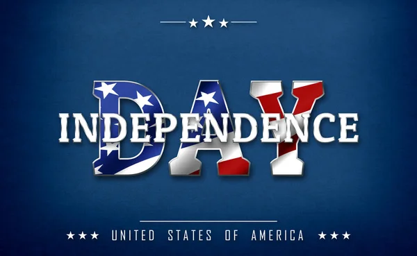 Juli Onafhankelijkheidsdag Federale Vakantie Verenigde Staten — Stockfoto