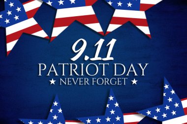 USA Patriot Day banner background clipart