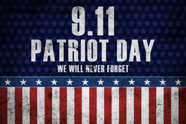 USA Patriot Day banner background clipart