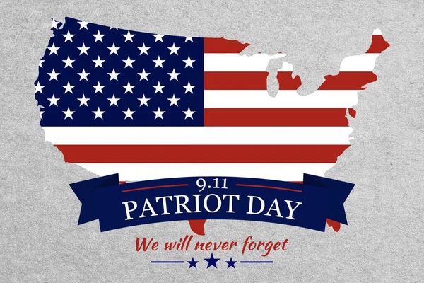 Usa Patriot Day Banner Background — Stock Photo, Image