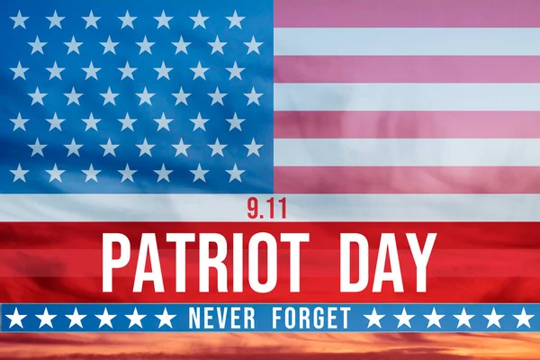 Ηπα Patriot Day Φόντο Banner — Φωτογραφία Αρχείου