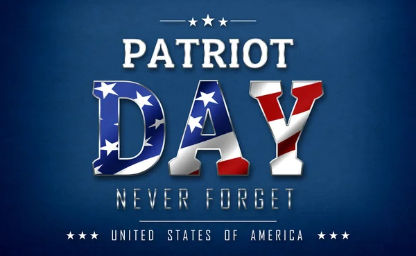 Eua Patriot Day Banner Background — Fotografia de Stock