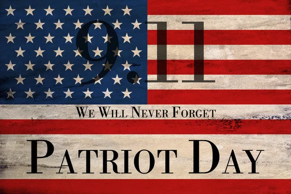 Usa Patriot Day Banner Achtergrond — Stockfoto