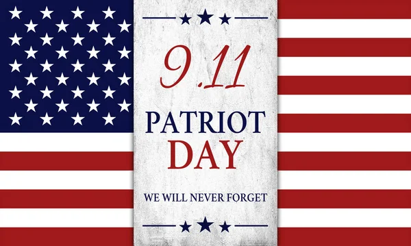 Usa Patriot Day Banner Background — Stock Photo, Image