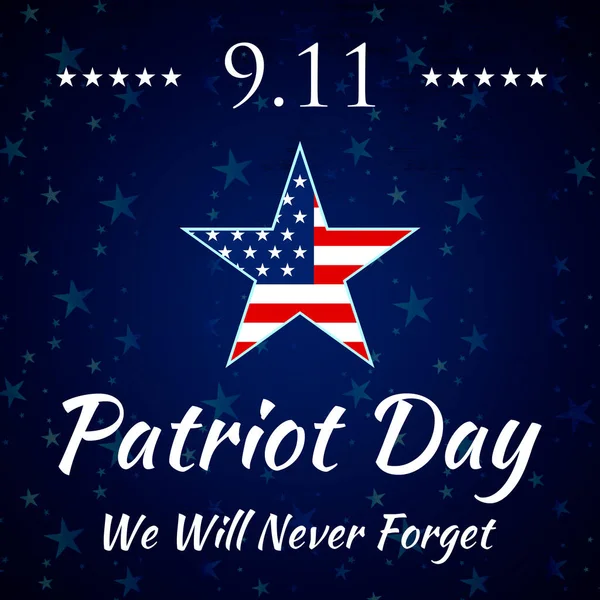 Usa Patriot Day Fond Bannière — Photo